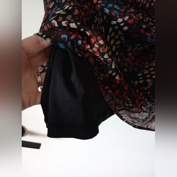 Anne Klein Multicolor Ruffle Blouse - Picture 8 of 13